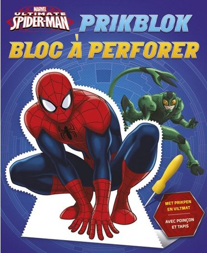 Marvel prikblok Spider Man met prikpen en viltmat 22 cm
