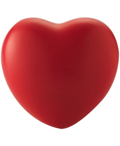 Hartvormig stressballetje rood