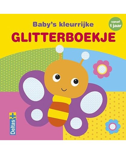Deltas baby's kleurrijke glitterboekje 15 cm Anita Engelen