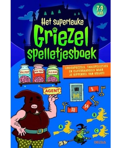 Deltas speelboek Griezel Spelletjesboek 7 tot 9 jaar 25 cm