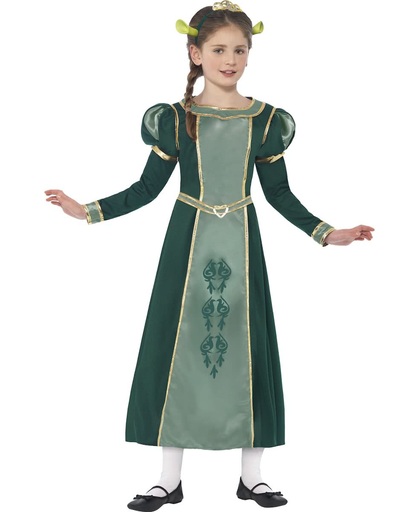 Prinses Fiona Shrek™ kostuum Kinderverkleedkleding maat 122-128