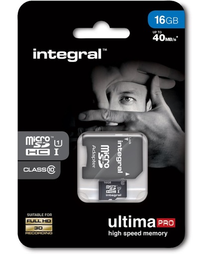 Integral UltimaPro 16GB - Micro SDHC Geheugenkaart