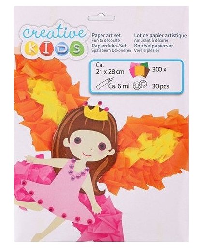 Creative Kids knutselset crêpepapier Prinses 331 delig