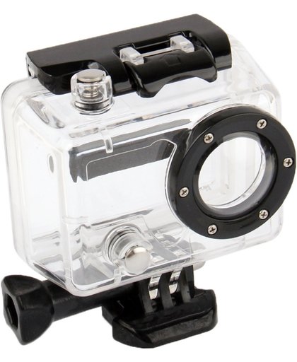 Behuizing Spat!waterdicht beschermings hoes / case voor GoPro HERO 2 Camera (Zwart + Transparant)