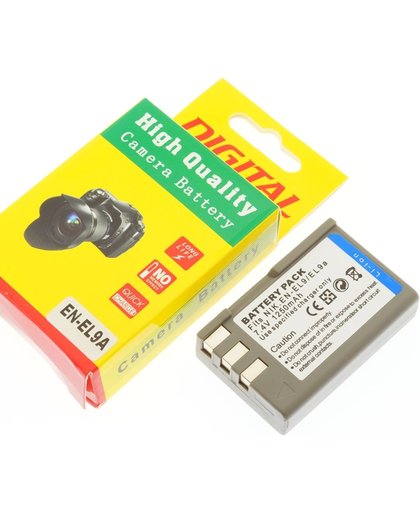 Camera Batterij Accu EN-EL9 1250mAh Nikon D3000 D5000 D60