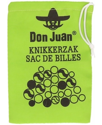 Groene knikkerzak Don Juan
