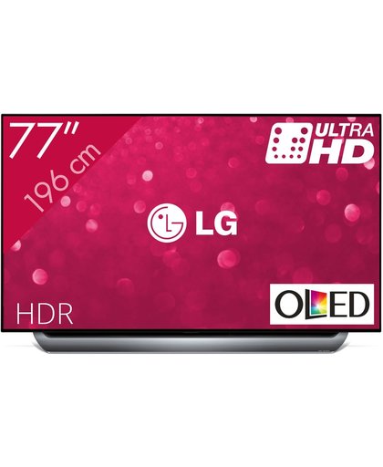 LG OLED77C8LLA 77" 4K Ultra HD Smart TV Wi-Fi Zwart, Grijs LED TV