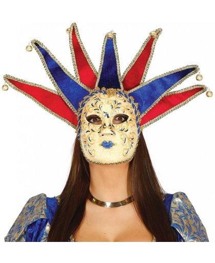 Venetiaans Masker Vrouw Bel voorkant