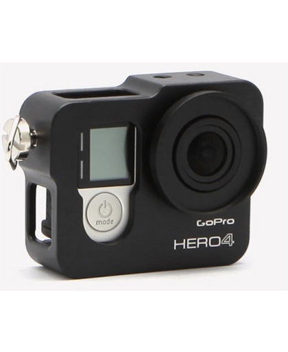 Aluminium bescherming hoesje/case voor GoPro Hero4 - blauw - Bescherm je camera optimaal