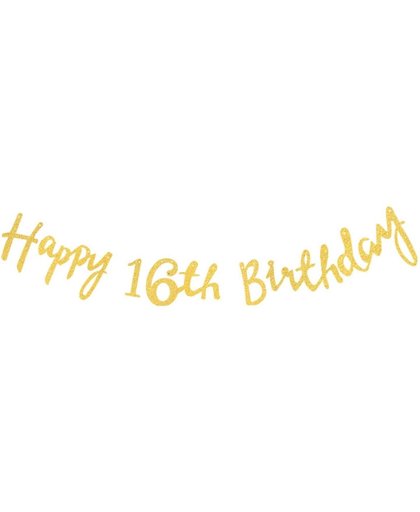 Gouden slinger verjaardag - 16th birthday