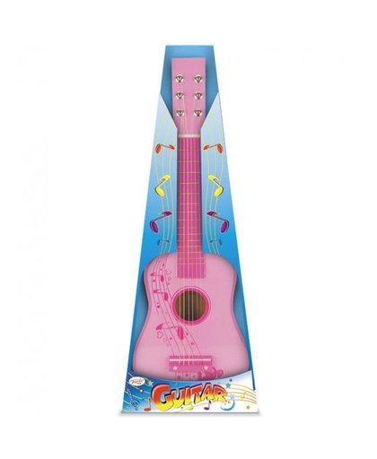 Toyrific houten gitaar roze 59 cm