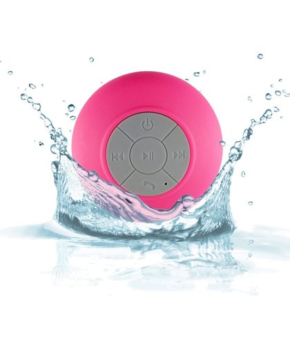 Waterdichte Bluetooth Wireless Speaker Douche/Bad Mp/Radio Waterproof Speaker Roze