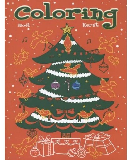 Deltas kleurboek Coloring Kerst 25 cm