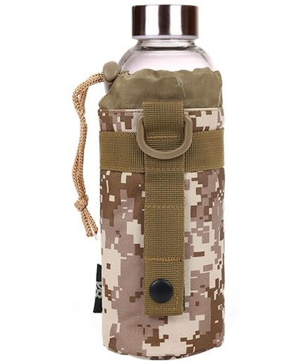 Kettle Bag Military Waterdicht High Density Strong Nylon Kettle Waist Bag, Size: 17 x 7.5 x 7.5 cm(Camouflage)