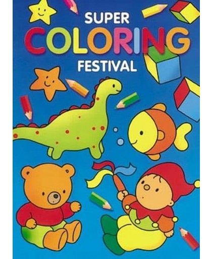 Deltas kleurboek Super Coloring Festival 28 cm