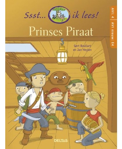 Deltas leren lezen Prinses Piraat AVI: 4/E4 21 cm