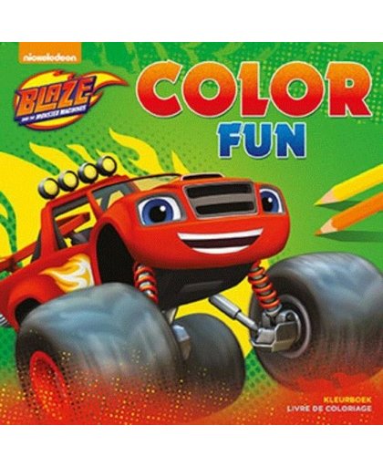 Nickelodeon kleurboek Blaze Color Fun 22 cm