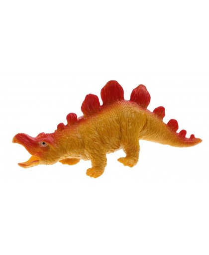 Johntoy Stretchy Creatures Dinosaurus 18 cm geel