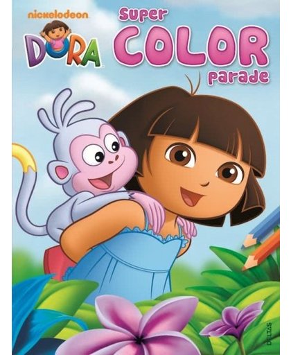 Nickelodeon kleurboek Dora Super Color Parade 30 cm