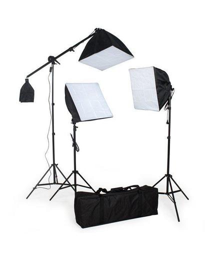 TecTake Studiolampen set - 3x fotolamp fotografie softbox  - 400894