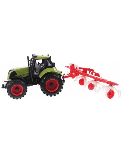 Johntoy speelset Junior Farming tractor met schudder 28 cm