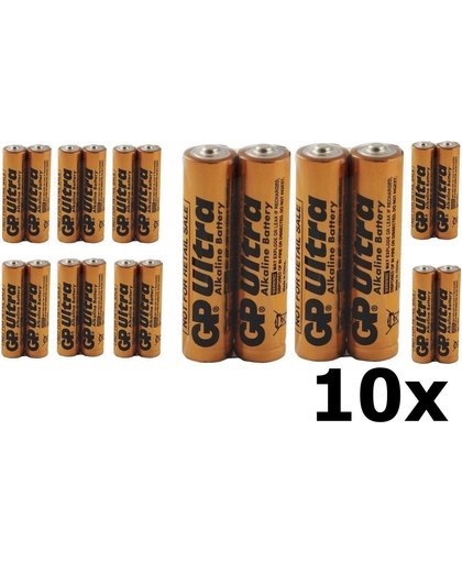10 Stuks - GP Ultra LR3 AAA Industriele Alkaline Batterij