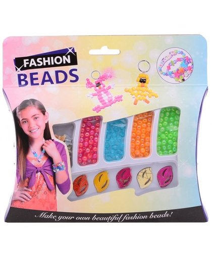 Johntoy kralenset Fashion Beads trendy rechthoek 22 cm