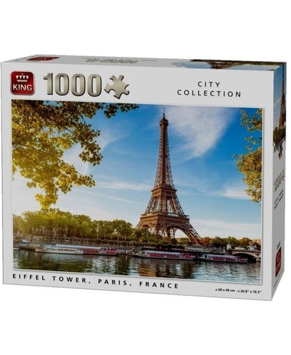 King CIty Collection Eiffelftoren Parijs puzzel 1000 stukjes
