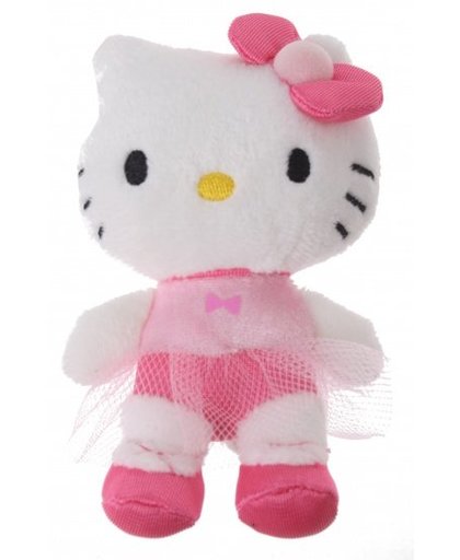 Jemini Hello Kitty Knuffel Mini meisjes Roze Stip 10 cm