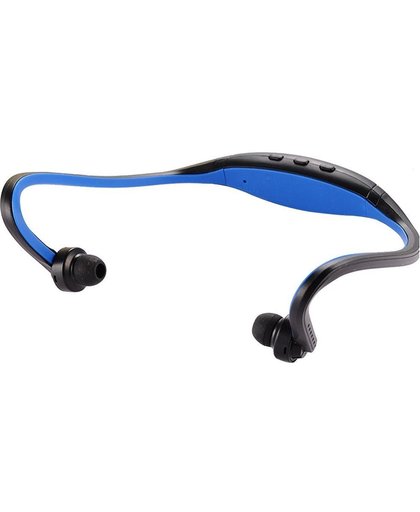 MMOBIEL Draadloze Koptelefoon In-ear met Nekband (Blauw) en ingebouwde Microfoon.