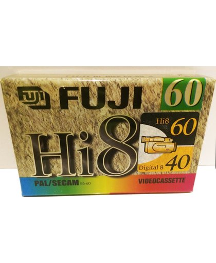 FUJI Hi8 cassette 60 minuten ME Postition Hi-8 Tape