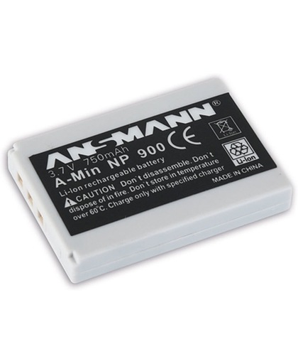 Ansmann A-Min NP900 750mAh li-ion accu batterij voor Minolta - DiMAGE E40/E50 - Rollei Prego DP6200/DP5700