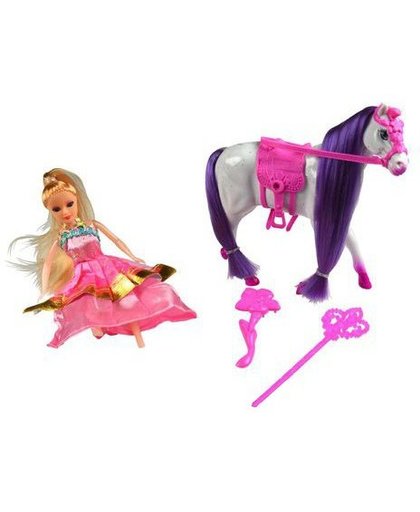 Eddy Toys Pop & Paard roze 3 x 13 x 14 cm