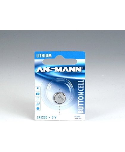 Ansmann Lithium CR 1220, 3 V Battery Lithium-Ion (Li-Ion) 3V niet-oplaadbare batterij