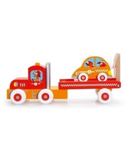 Scratch Vrachtwagen en Race Wagen Oranje 25,6 cm