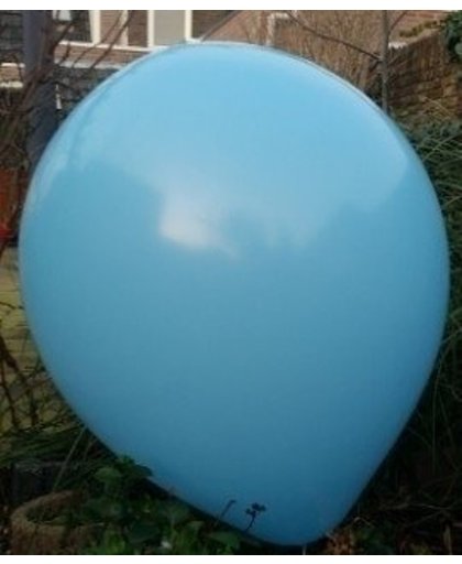 Mega grote baby blauwe ballonnen 90 cm