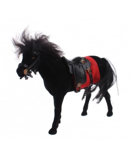 Toi Toys Love Horse paard 12 cm zwart