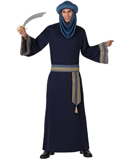 Verkleedkostuum voor heren Berber blauw Feestkleding - Verkleedkleding - Medium