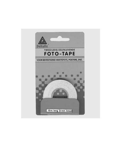 Deltafix tweezijdig zelfklevende foto-tape 12mm x 10m