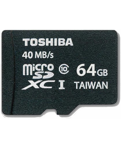 Toshiba micro SDXC 64GB Class 10 64GB micro SDXC UHS Class 10 flashgeheugen