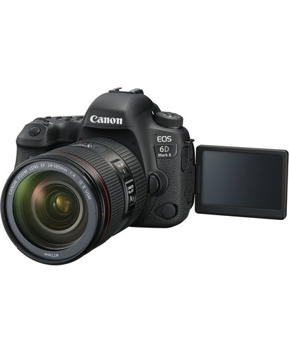 Canon EOS 6D Mark II SLR camerakit 26.2MP CMOS 6240 x 4160Pixels Zwart