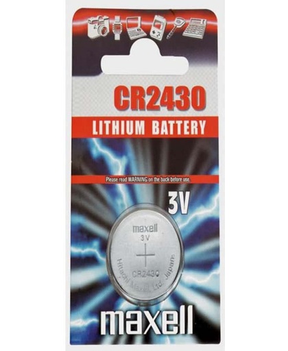 Maxell CR2430 Lithium Batterij 3V 1 stuk