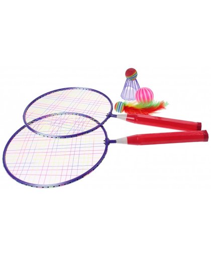 Johntoy badmintonset Outdoor Fun 5 delig