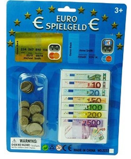 Speelgeld Euro Biljetten en Munten