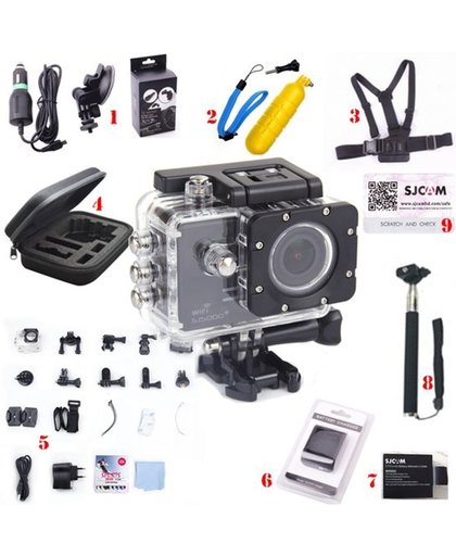 SJCAM™ SJ5000 WIFI PLUS SUMMERPACK AKTIE-Sportcamera-Actioncam-Dashcam