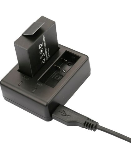 USB Constante stroom en constante spanning bescherming reislader voor SJCAM SJ4000 / SJ5000 / SJ6000- (CH1/CH2)