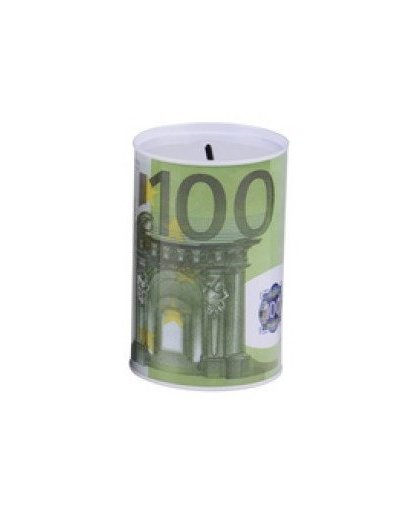 Amigo spaarpot 100 euro groen 13 cm