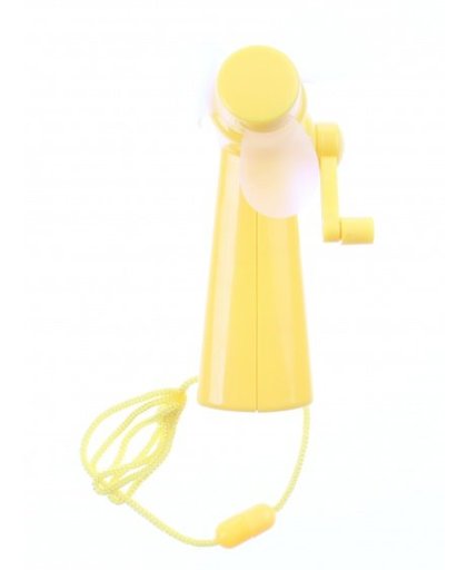 Toi Toys handventilator met koord 10 x 8 x 3 cm geel