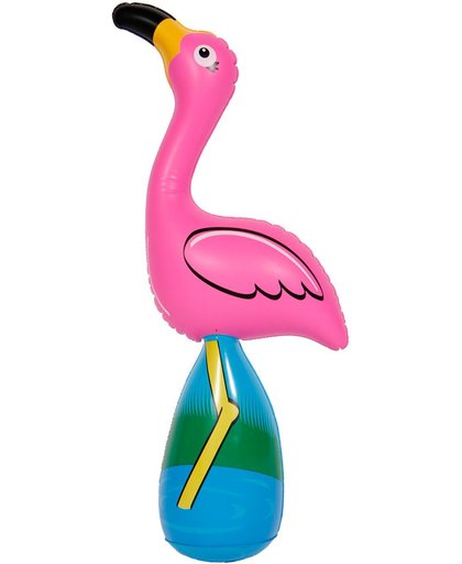 Opblaasbare Flamingo staander 54cm