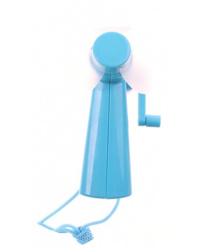 Toi Toys handventilator met koord 10 x 8 x 3 cm blauw